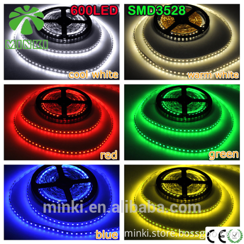 High quality 12V SMD 5050 300LED Waterproof RGB Heat Resistant Led Strip Light
